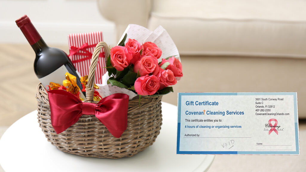 Fancy themed cleaning gift basket