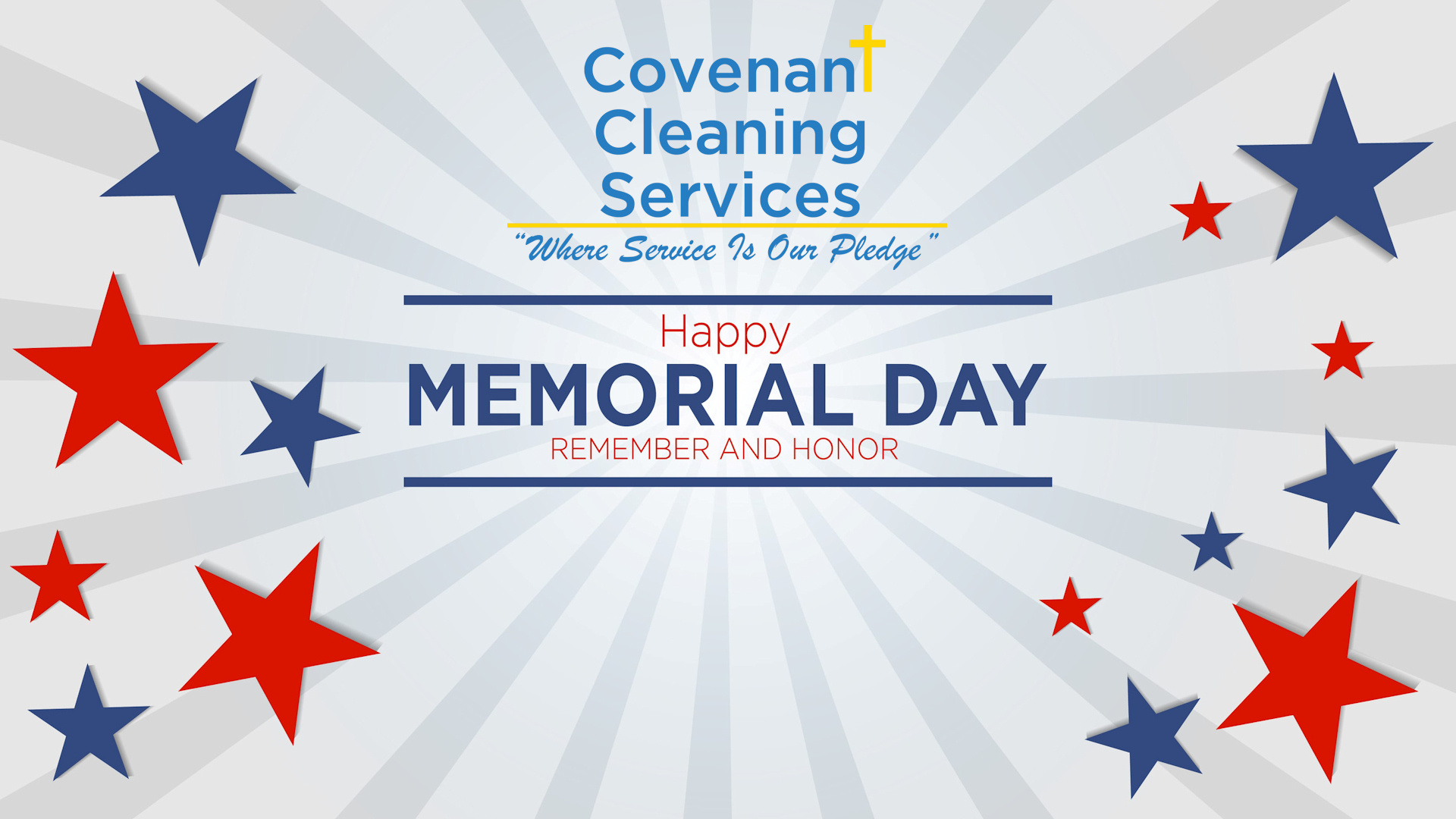 Happy Memorial Day from Covenant Cleaning Services