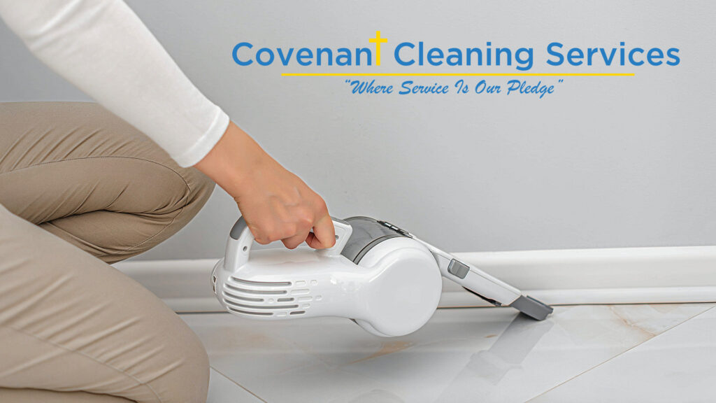 Cleaning with a hand held vacuum
