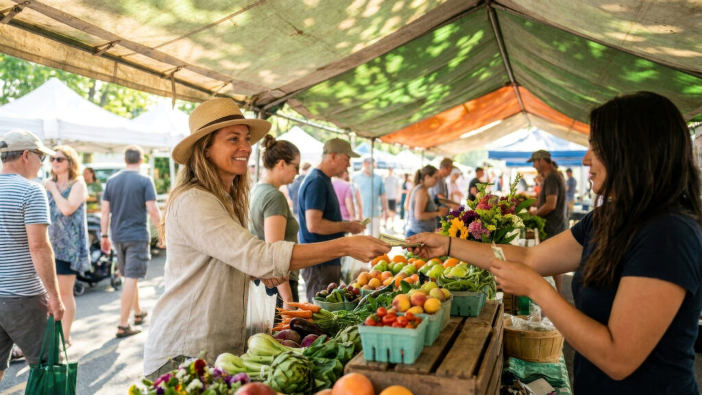 Conway community farmers market